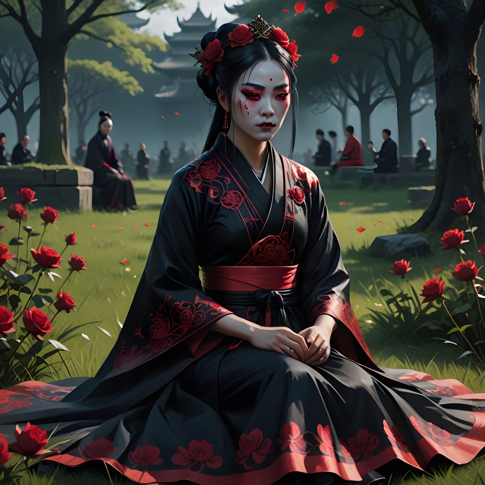 A sinister Chinese lady