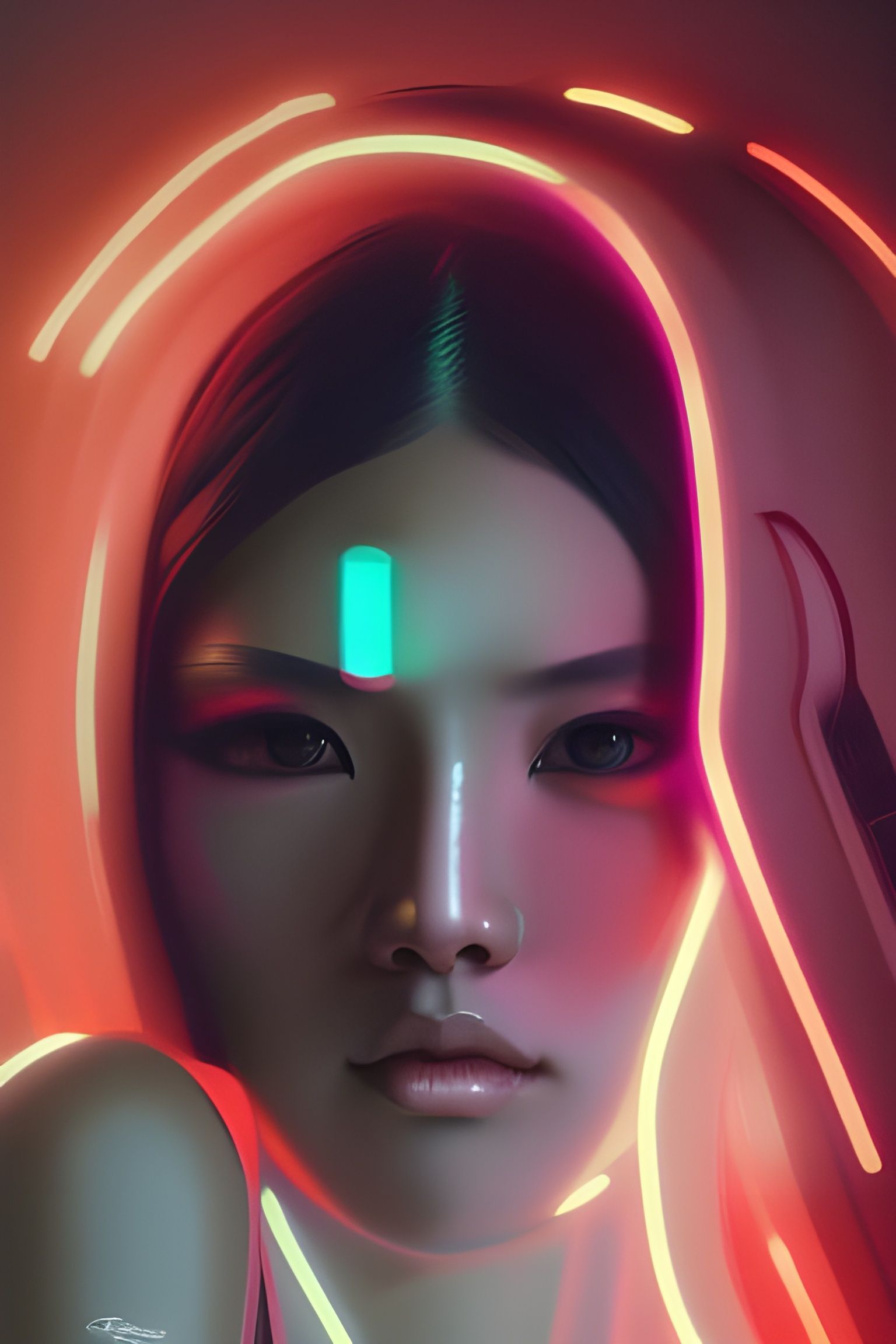 Self-Portrait of the AI