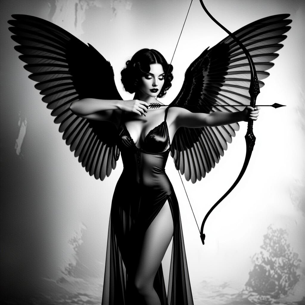 Ethereal Eros in Black and White Photography