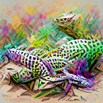 AI Generated Camouflage Pattern