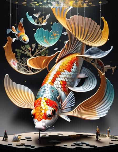 Sureal Koi