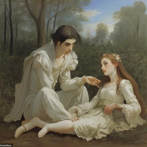 Fairy Birth of a Vampire: Classical Portrait