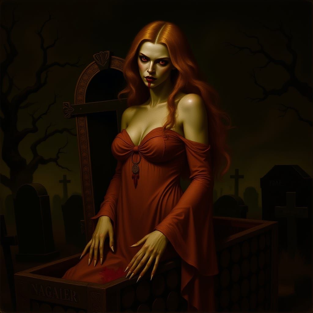 Dearg Due in Artgerm Style with Chiaroscuro