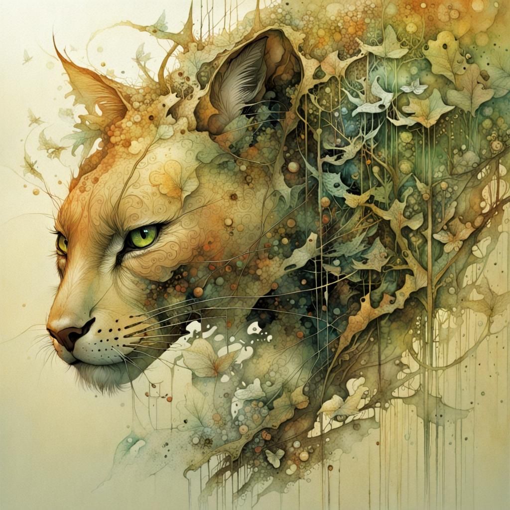 AI Generated Art Inspired by Two Artists