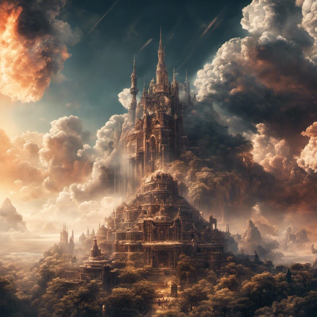 Vibrant High Contrast Vision of Heaven