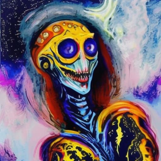 Expressionist Exorcism of Extraterrestrial Exoskeleton