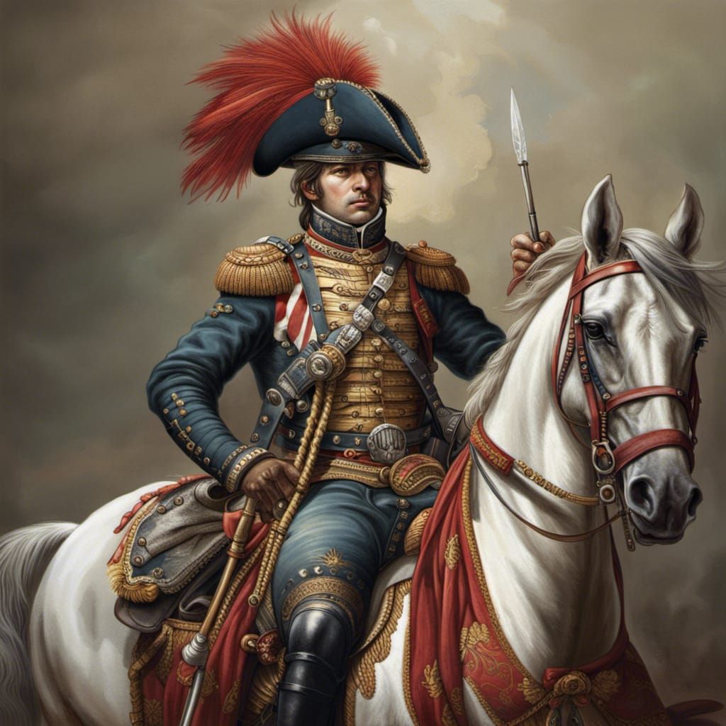 American Hussar during the Enlightenment Age