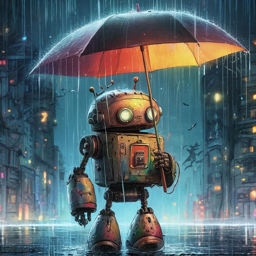 Surreal Child's Drawing: Rayograph of Toys with Fairy