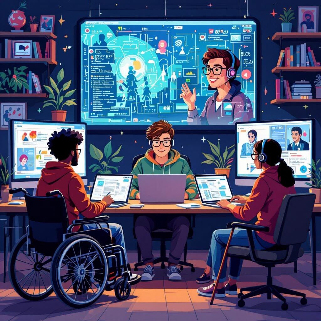 Inclusive Remote Classroom: Diverse Students in Digital Art ...