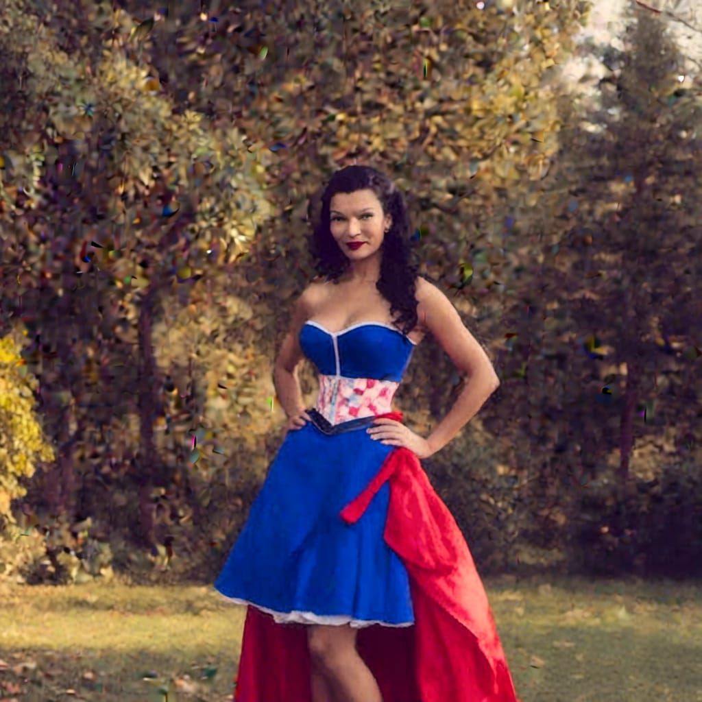 Superhero Woman in Disney Pixar 3D Animation