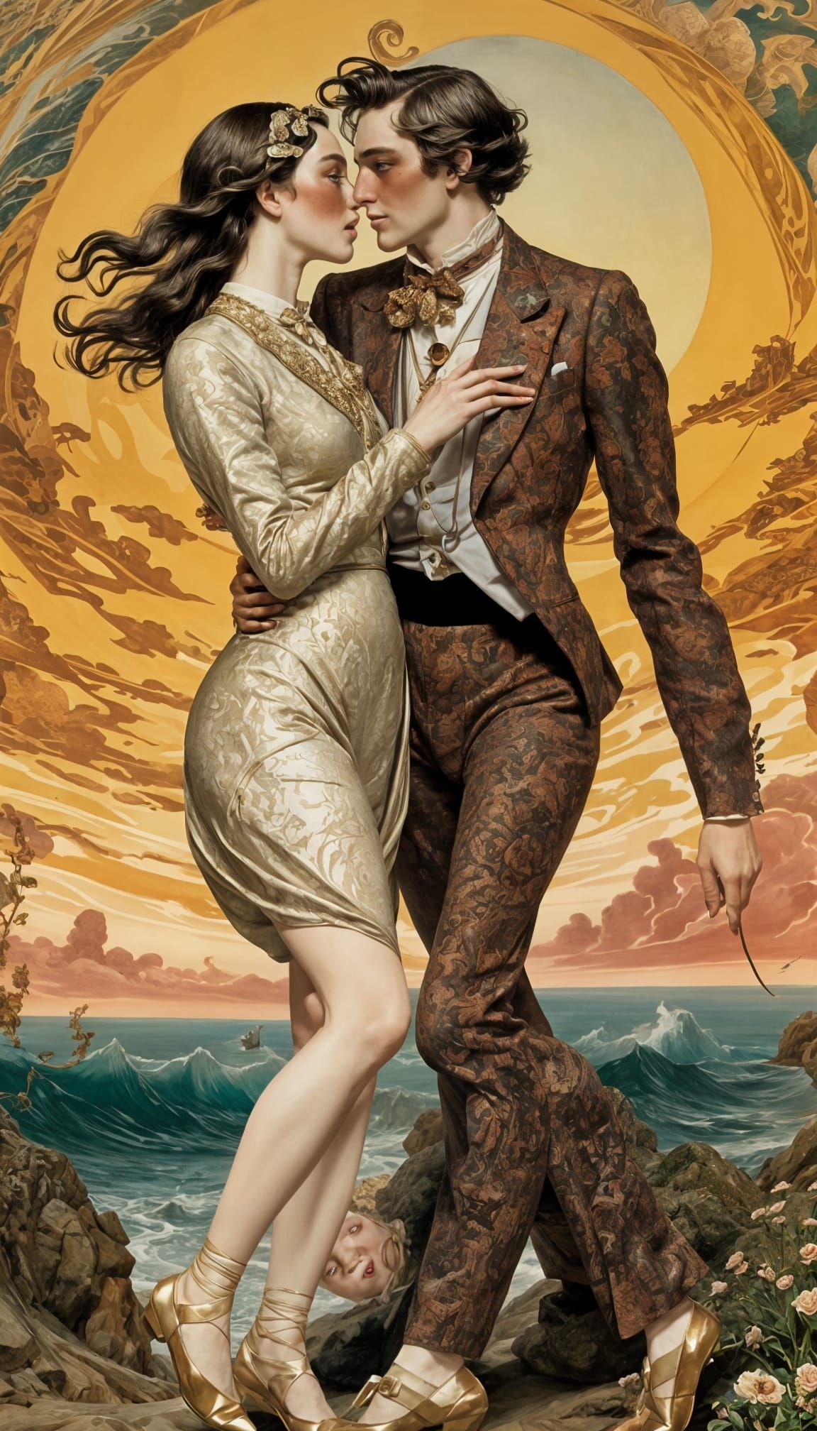 Surreal Androgynes Dancing in the Style of Richard Dadd