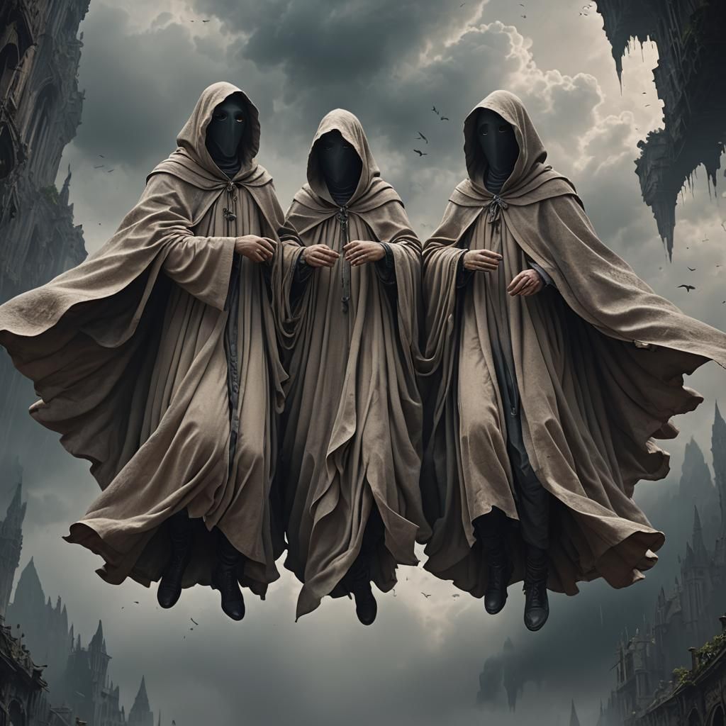 Ethereal Embrace: Cloaked Ghosts in Atmospheric Digital Pain...