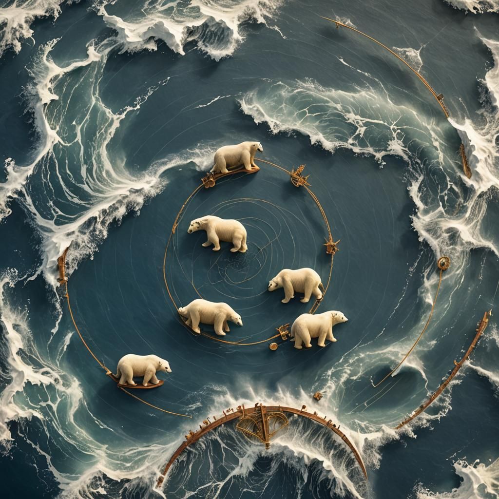 Noah's Ark with Giraffes and Polar Bears