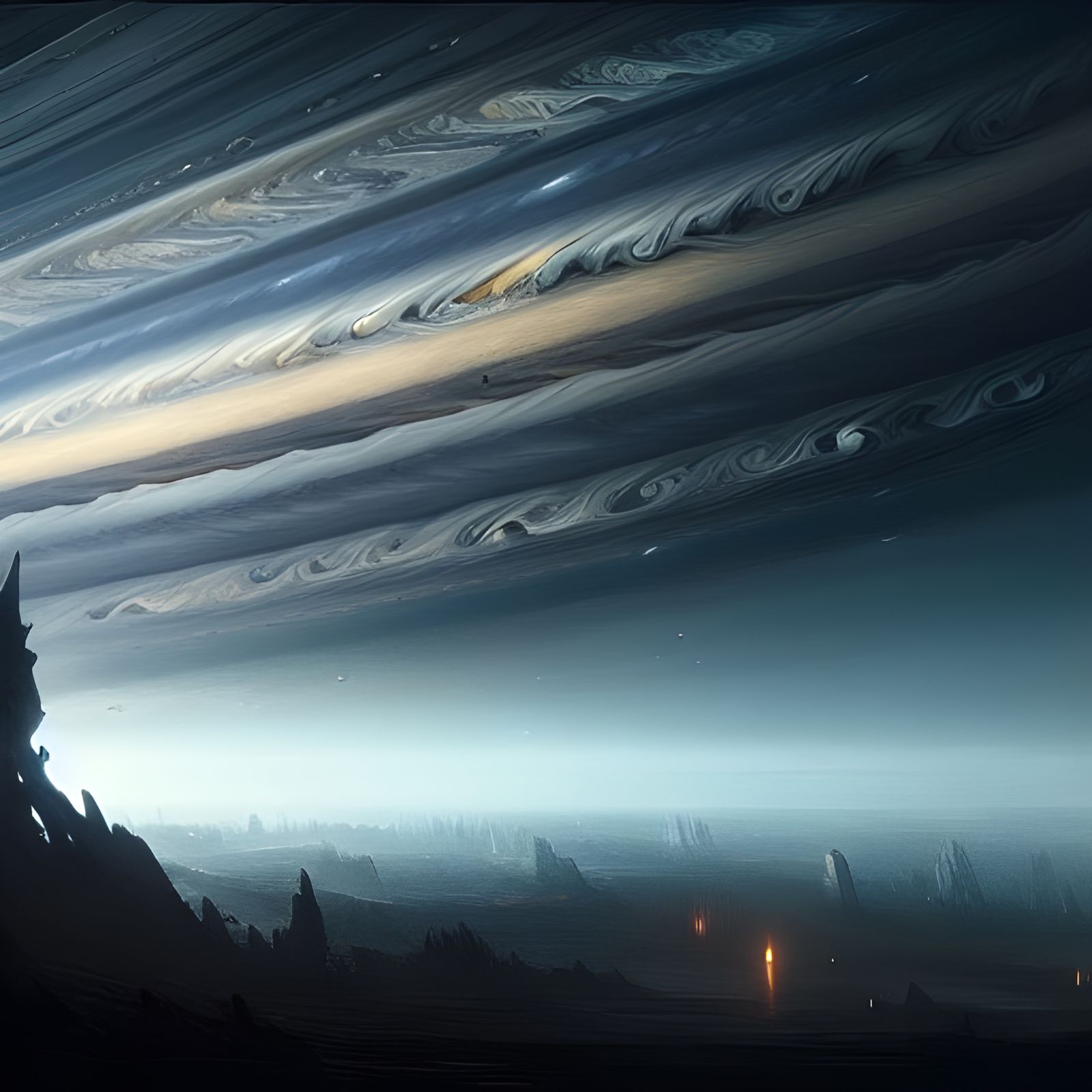 Jupiter: Dark Fantasy Concept Art in Space