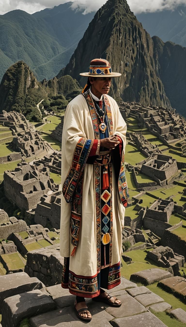 Surreal Andean Night: Inca Ceremony at Machu Picchu
