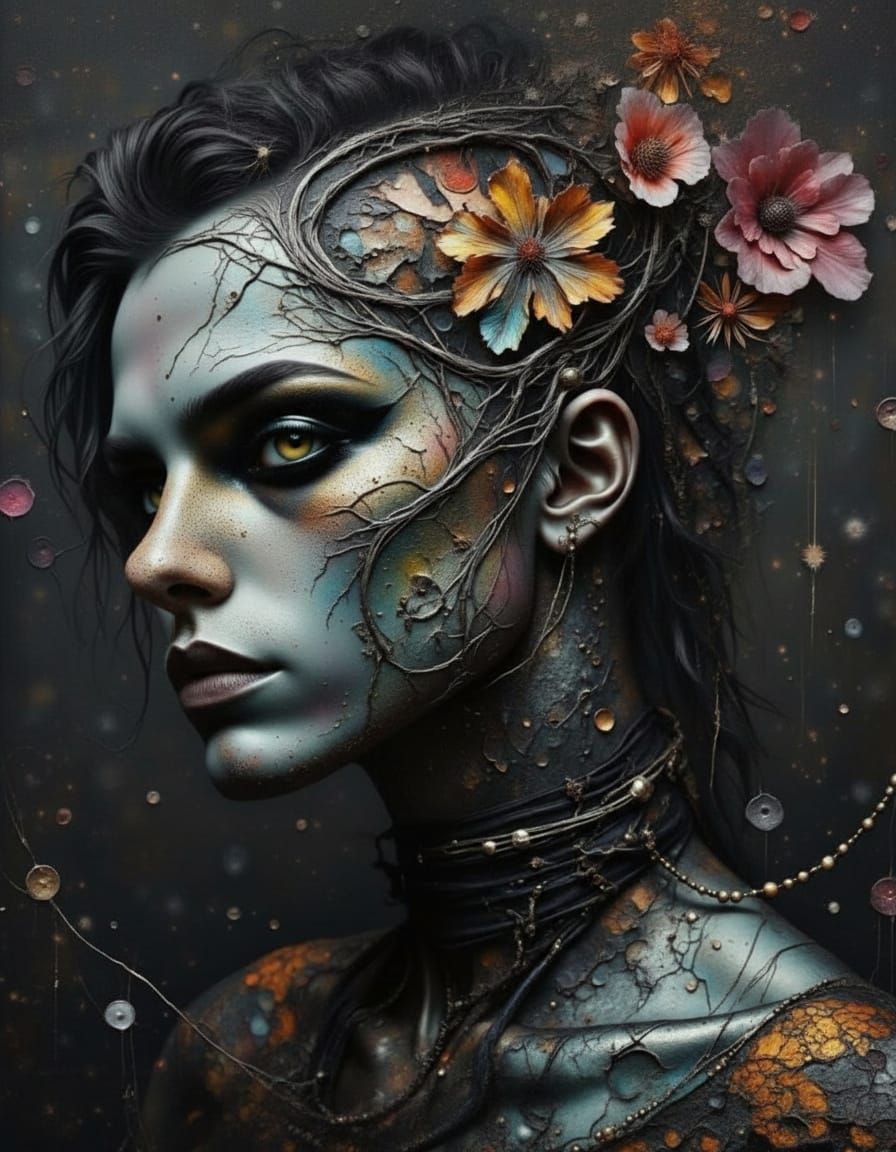 Gothic Fairy Man Renaissance Oil Painting