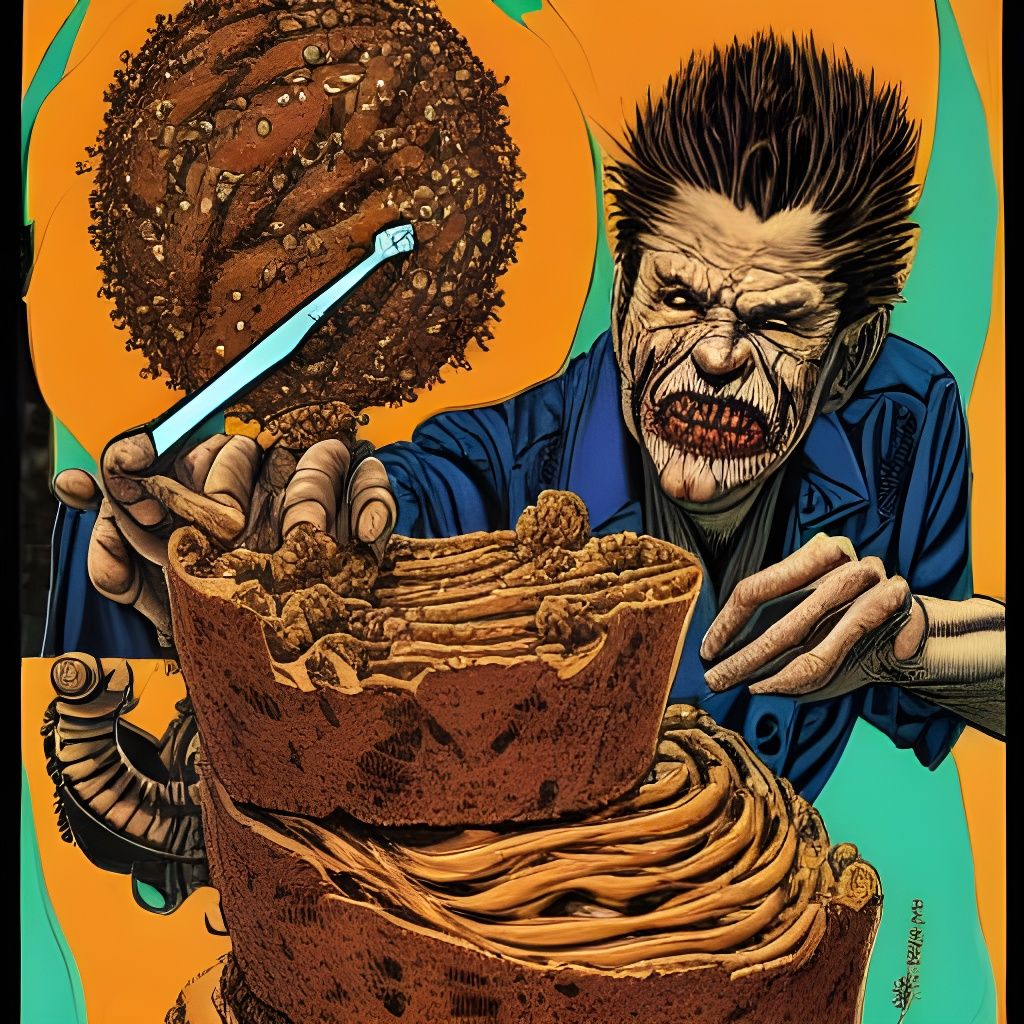 Atompunk Horror Bread Party Pudding by Haynes