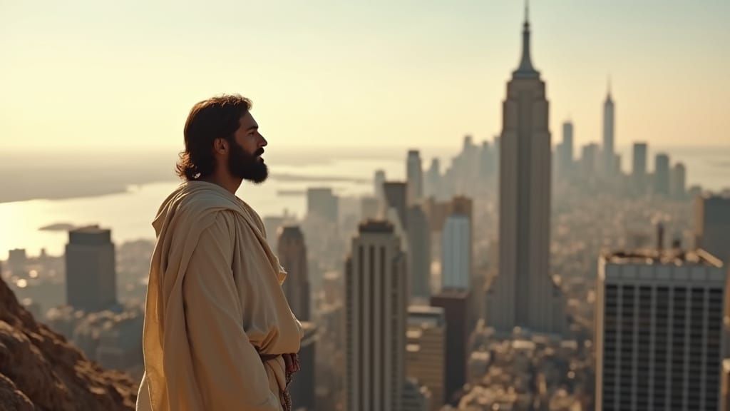Jesus Christ in Hyper-Realistic Cinematic Style