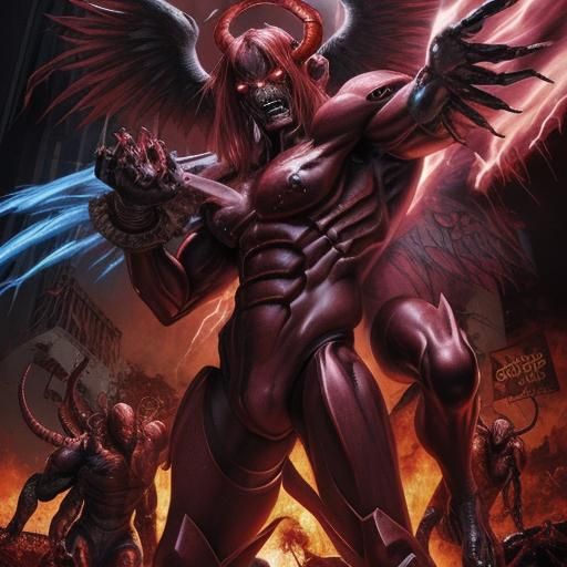 Demonic Meat Angels vs Cyber Demons