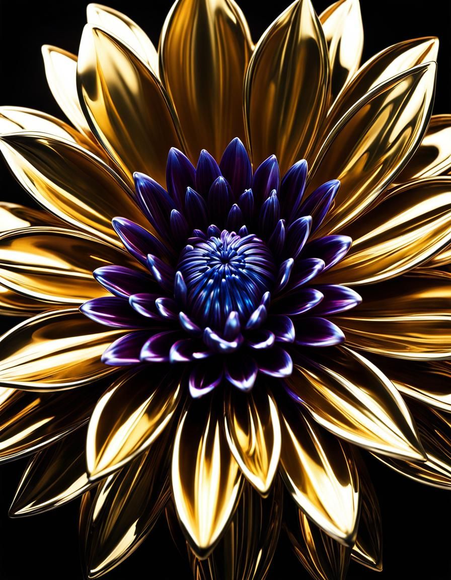 Metallic Flower