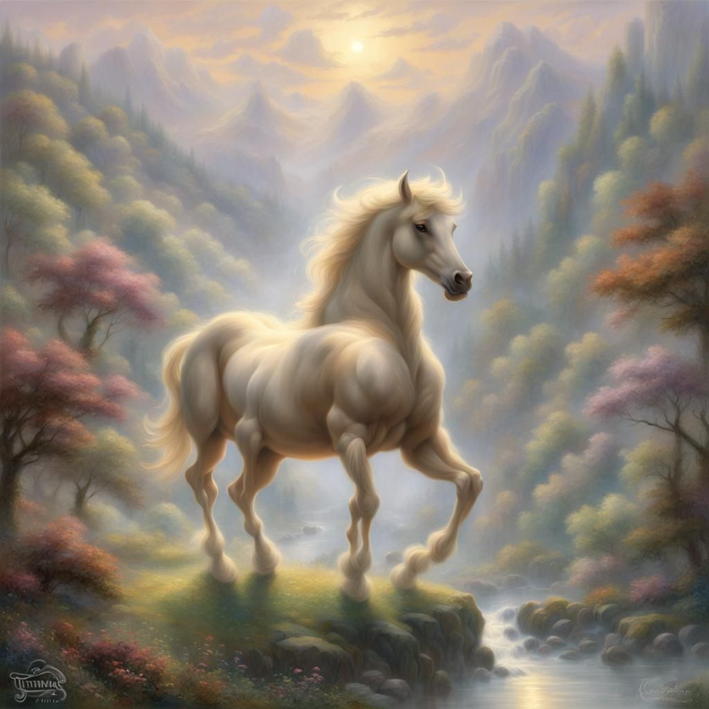 The white horse