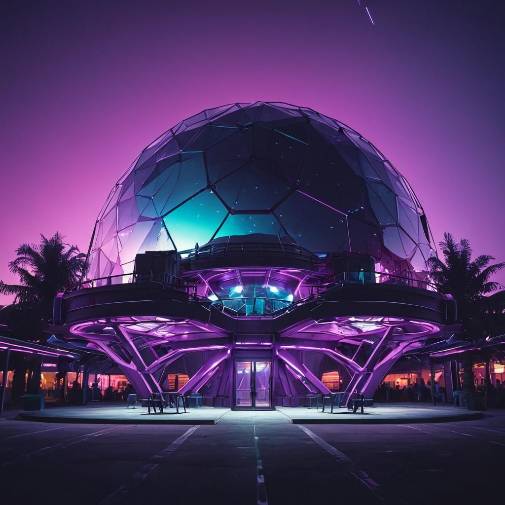 DomeTopia: Enter the Futuristic World of Tomorrow in a Geode...
