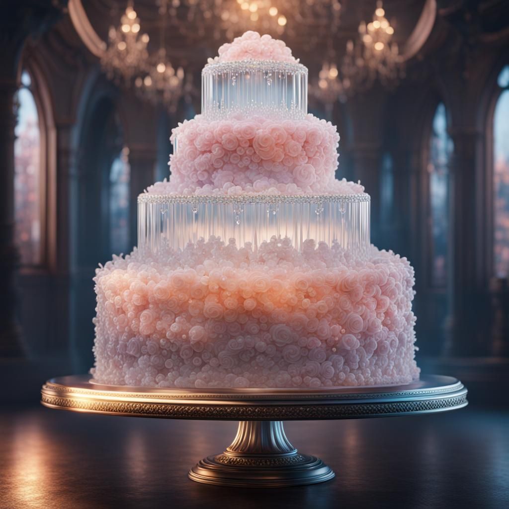 Crystal Cake: Illuminated Digital Matte Painting