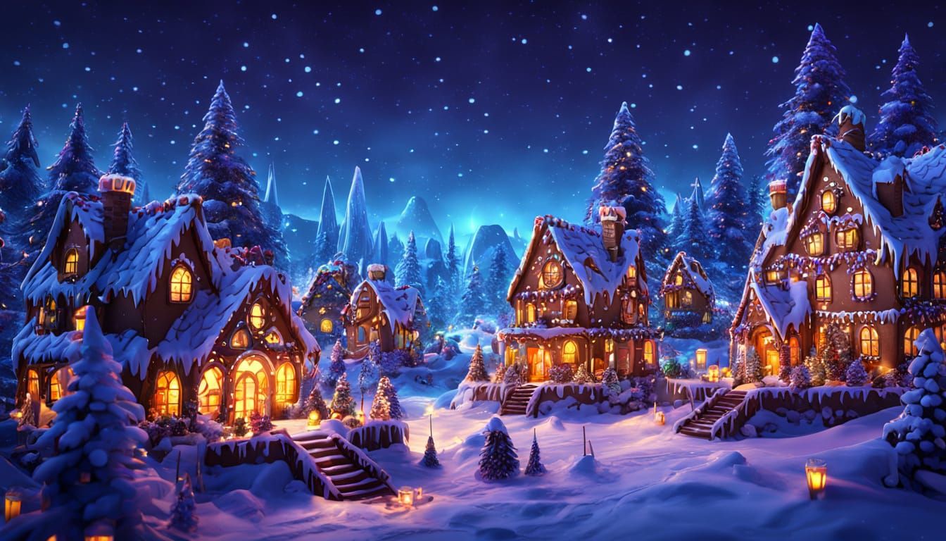 Christmas Chocolate Village: Fantasy Concept Art