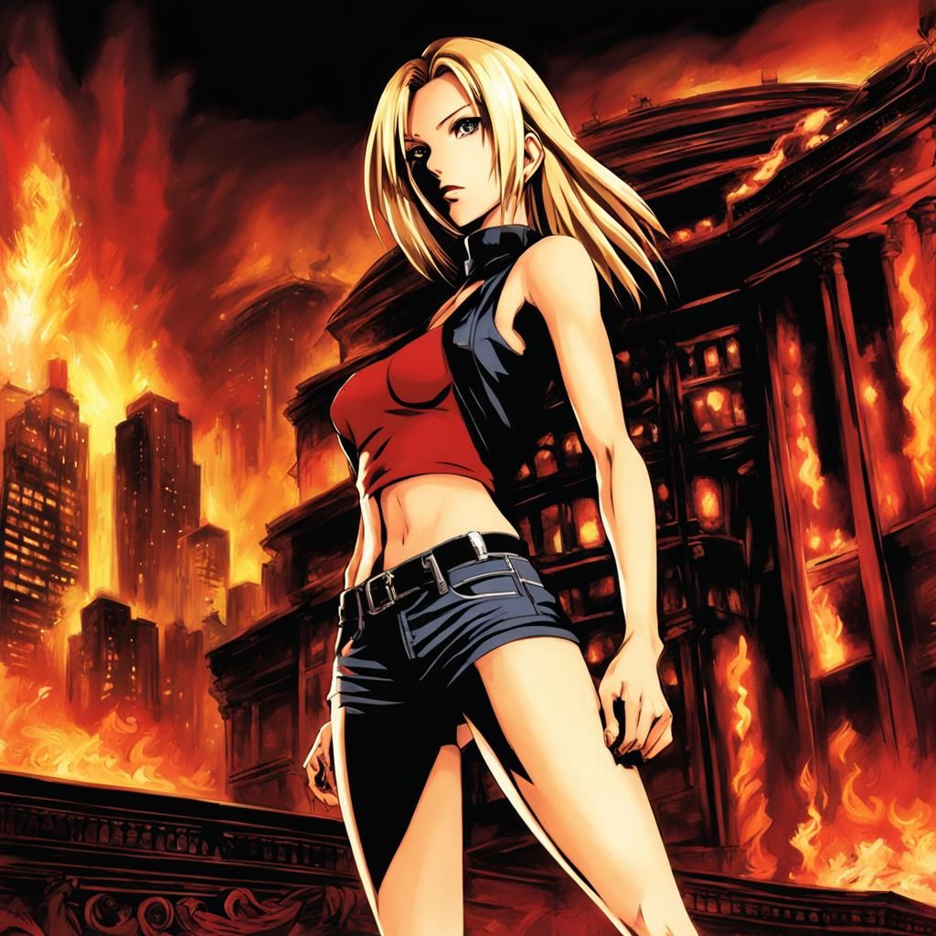 Aya Brea in Burning Theater, Character Design Style