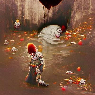 Eerie Digital Art: Pennywise the Clown