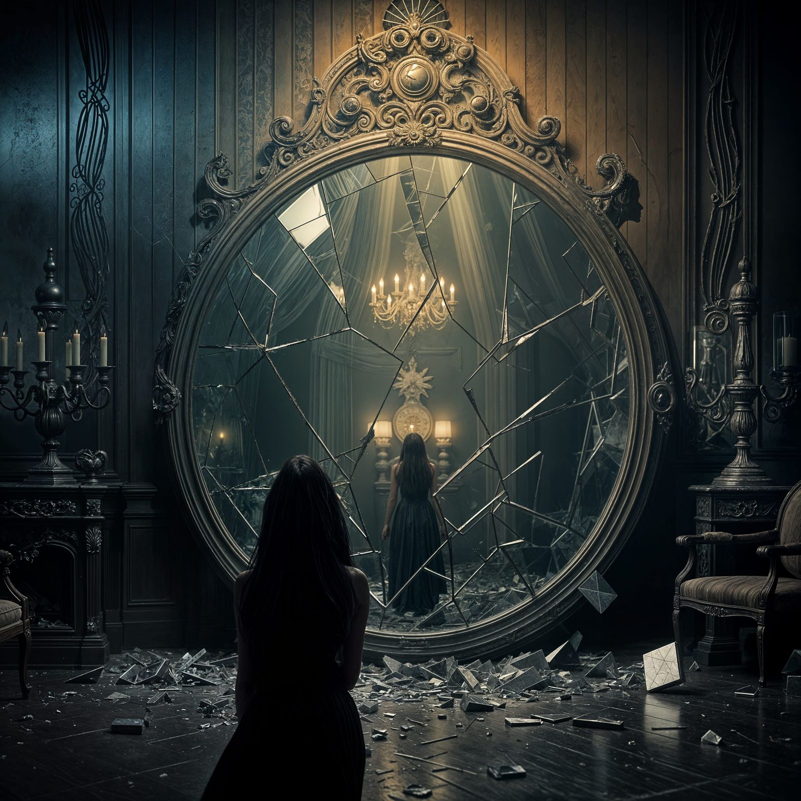 Shattered Mirror Reflects Dark Fantasy Reality