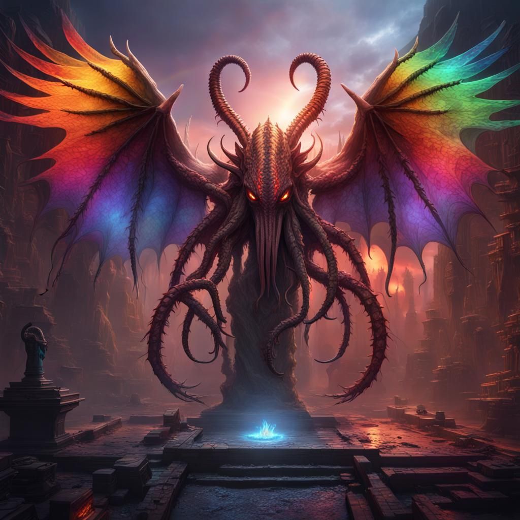 Cthulhu Scorpion Fusion with Wings, Cosmic Horror