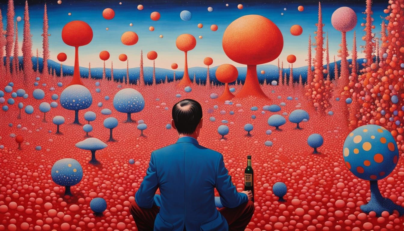 Surreal Utopia: Maximalist Psychedelic Dreamscape