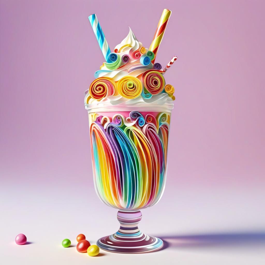 Rainbow Milkshake