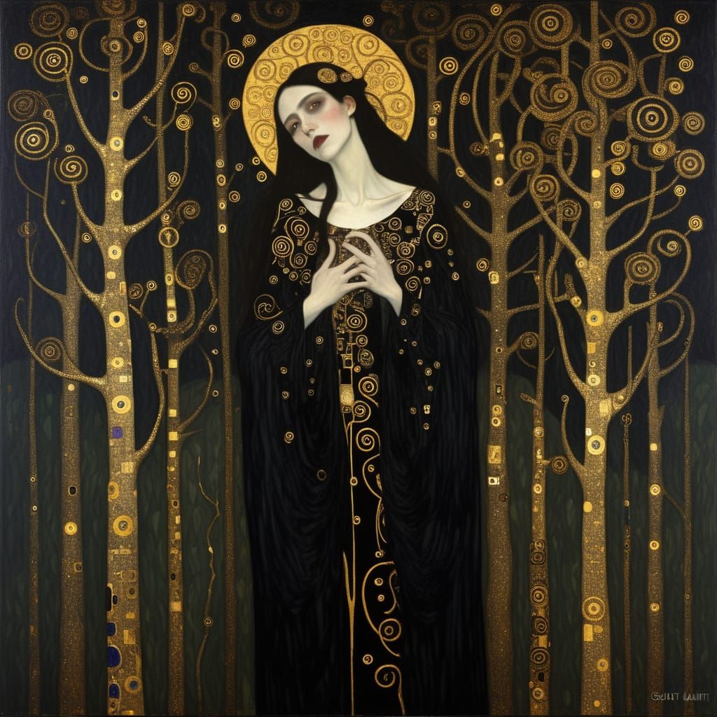 Grimdark Masterpiece in Golden Renaissance Style