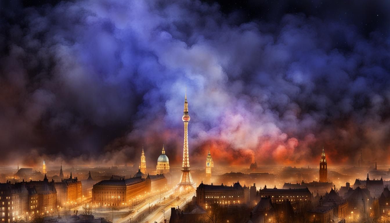 Nachtleben einer Großstadt..