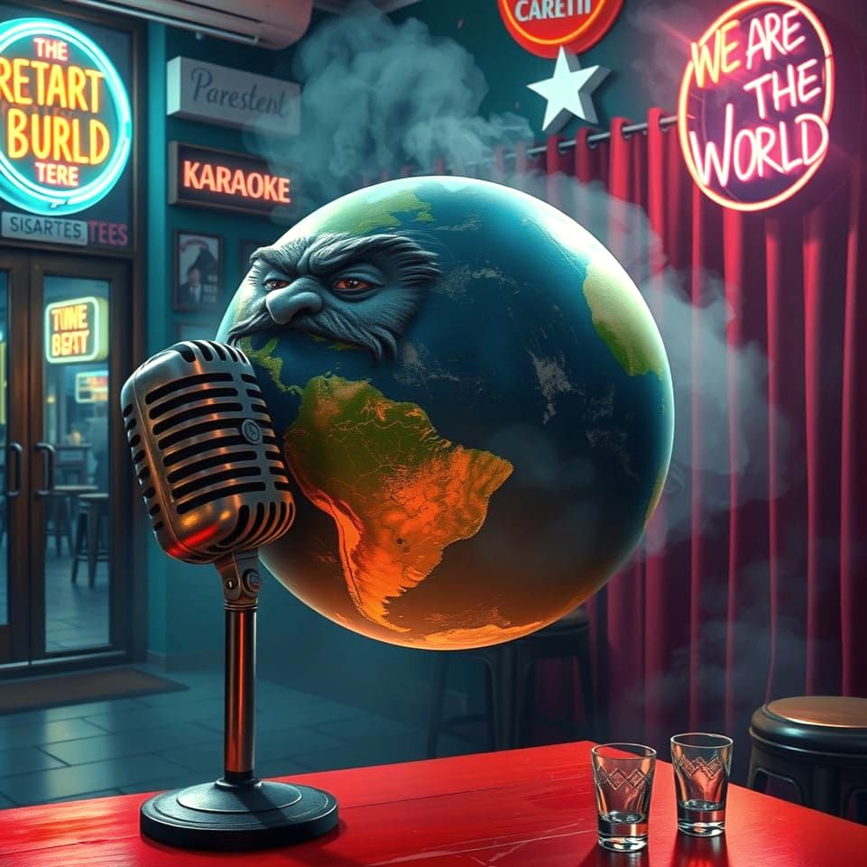 Sing it! "We Are The World..."