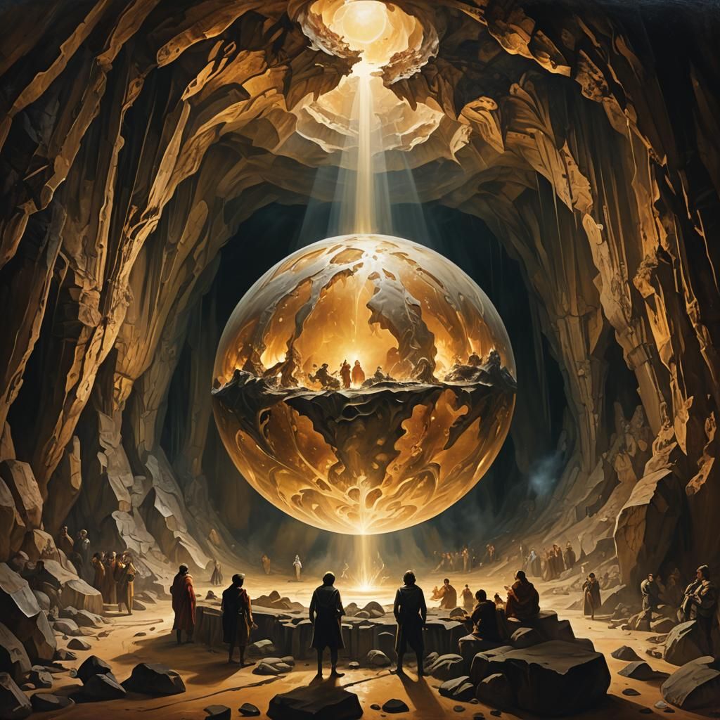 Sphere of Truth in a Great Cavern