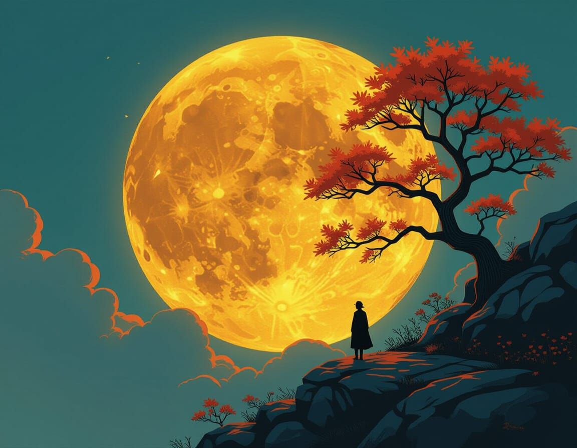 Under the Sakura Moon 🌸🌕