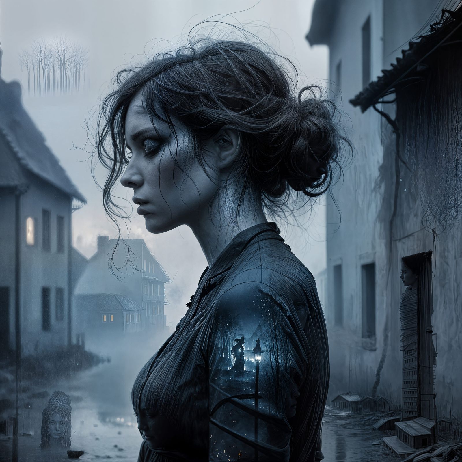 Soulful Woman's Inner Turmoil