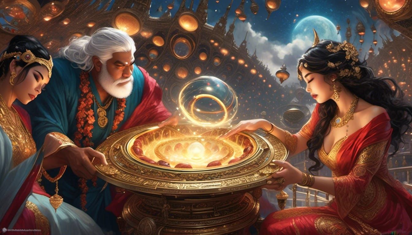 Anime Panels with Intricate Details and Vivid Colors