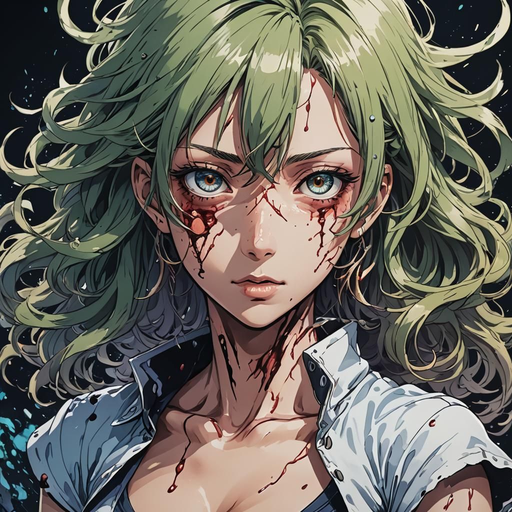 Syphilis in Anime Style, Cel-Shaded Art