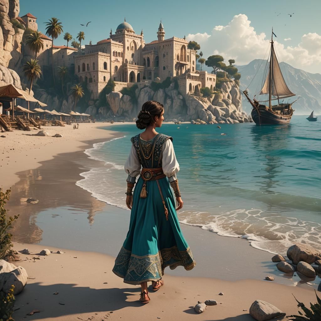 Antalya Beach Fantasy in Unreal Engine 5