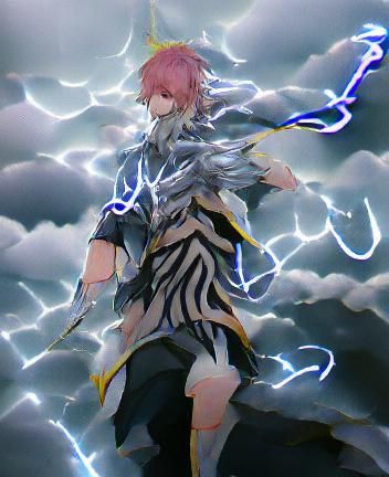 AI Generated Lightning God