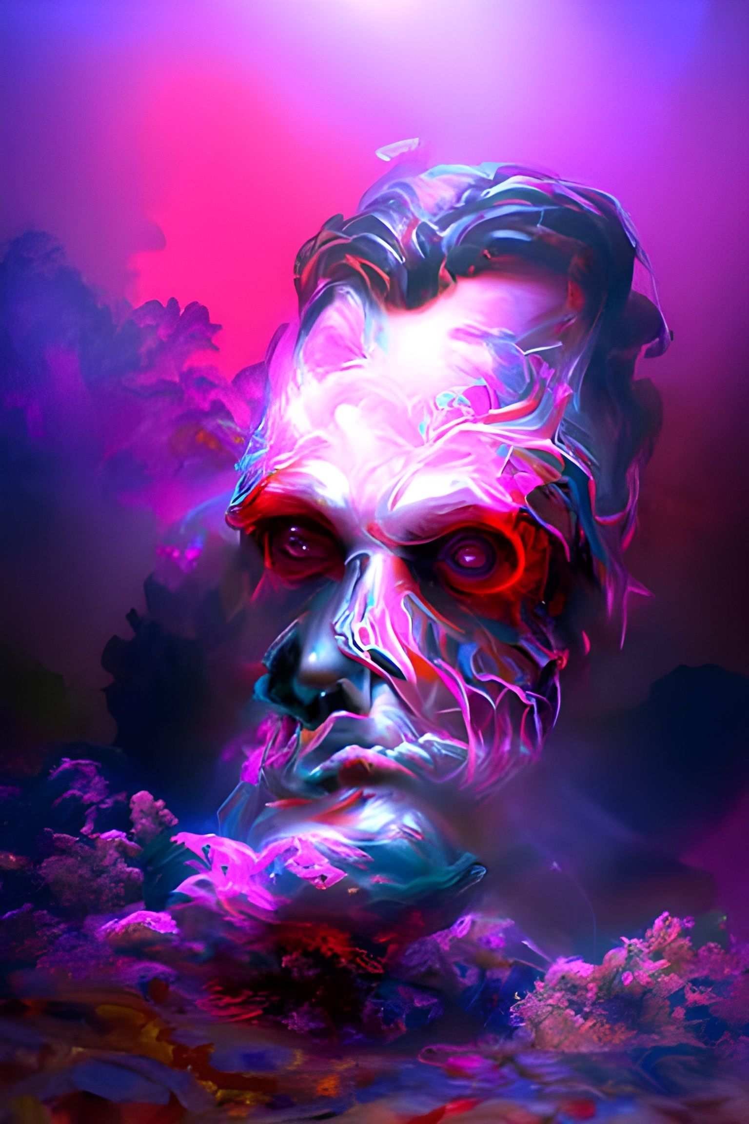 Sinister Two-Face in Ethereal Fantasy Style
