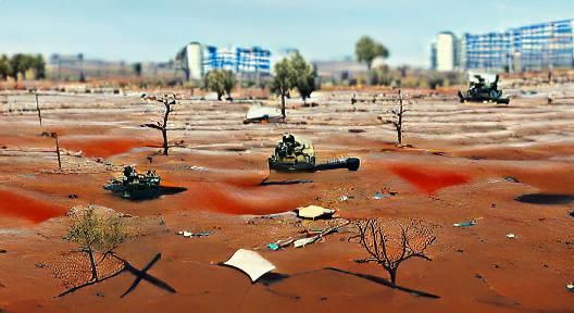 Wasteland Scene: Aftermath of a Bloody War