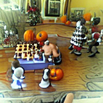 Holidays Clash: Chess and Boxing Match
