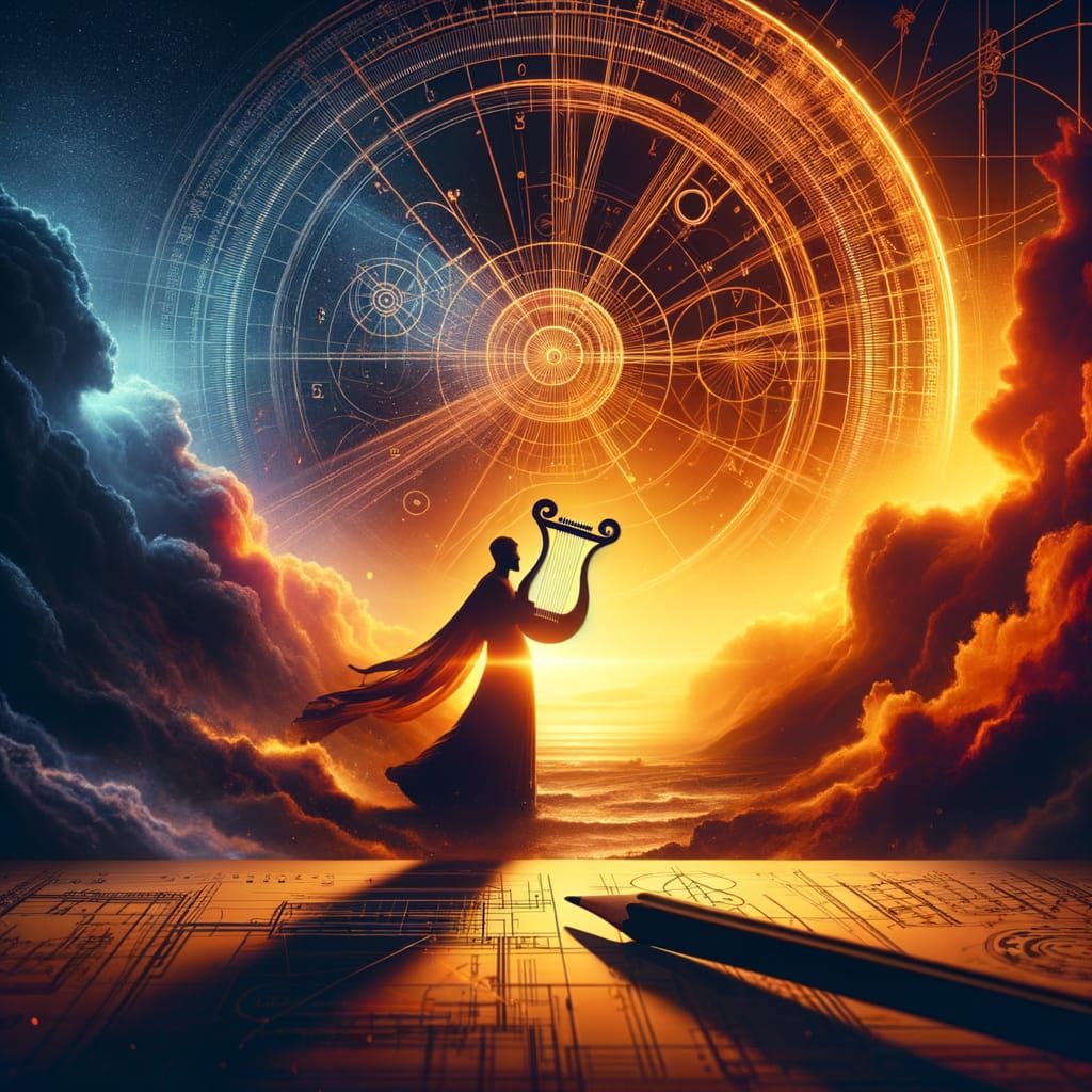 Cretan Lyre Dance Meets Industrial Design Sunset