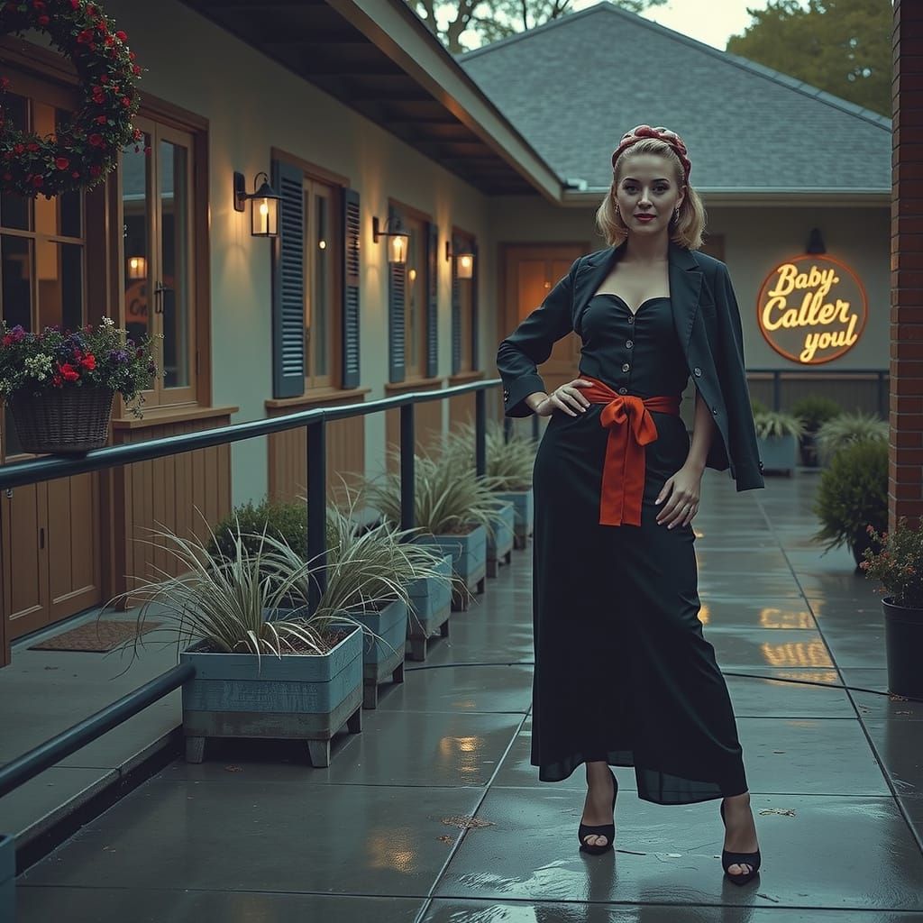 Vintage Glamour Pin-Up: Celebrating Self-Love and Body Posit...