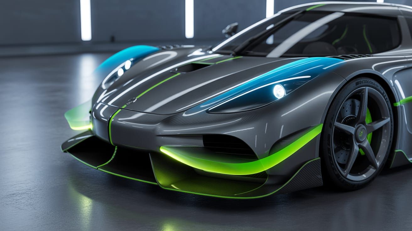 Koenigsegg Jesko Aerodynamic Vents Close-Up